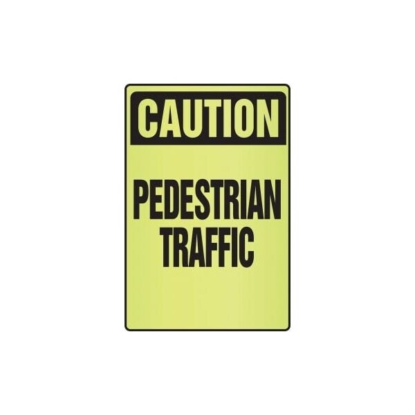 Accuform OSHA CAUTION FLUORESCENT ALERT SIGN PSA329 PSA329 - main